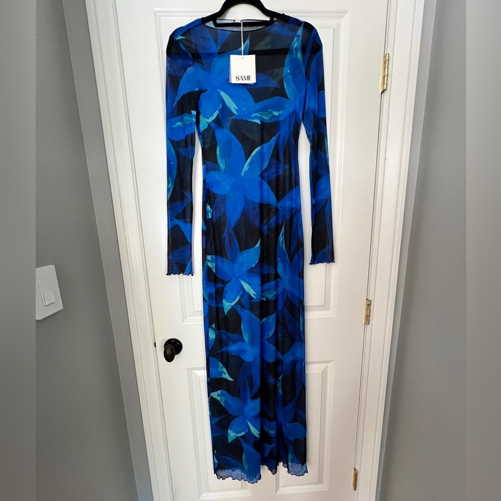 NWT Same Blue Floral Women's Dress
